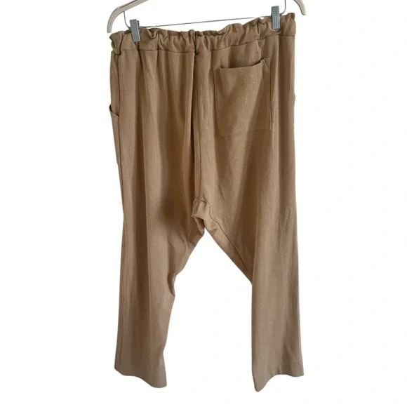 Free People Beach Monterey Pant, Tan, Size L - Picture 7 of 9